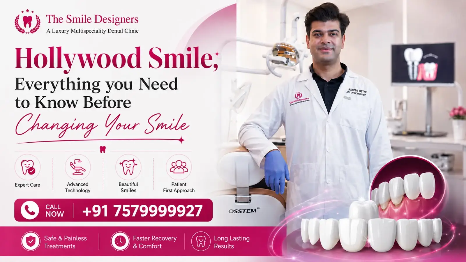 Hollywood Smiles Treatment by Dr Shobit Sethi