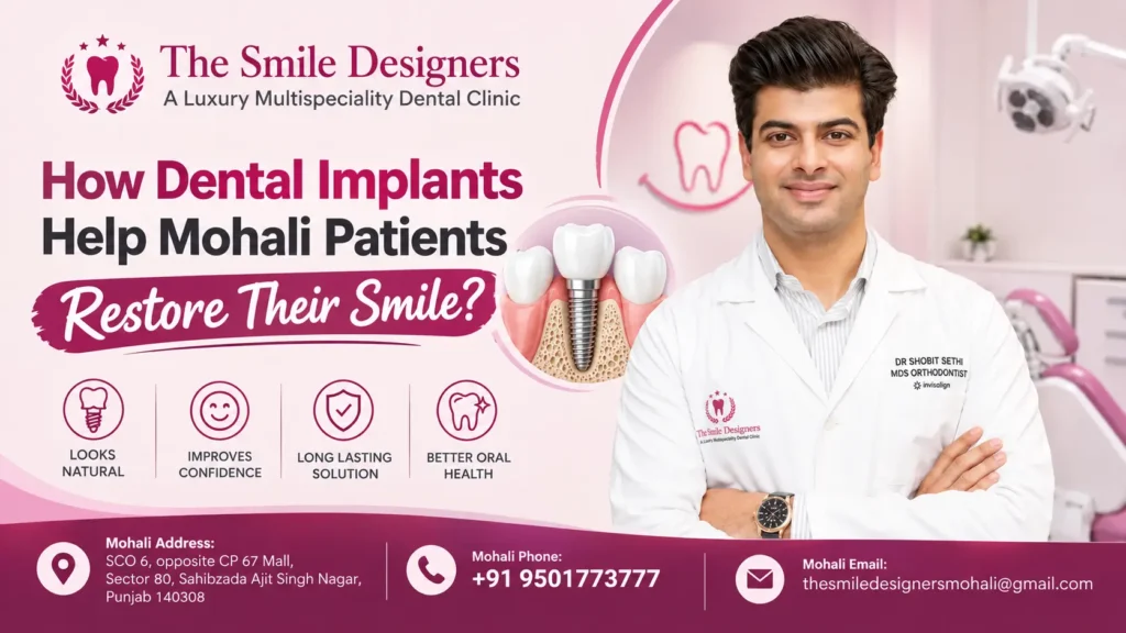 How Dental Implants Help Mohali Patients Restore Their Smile?