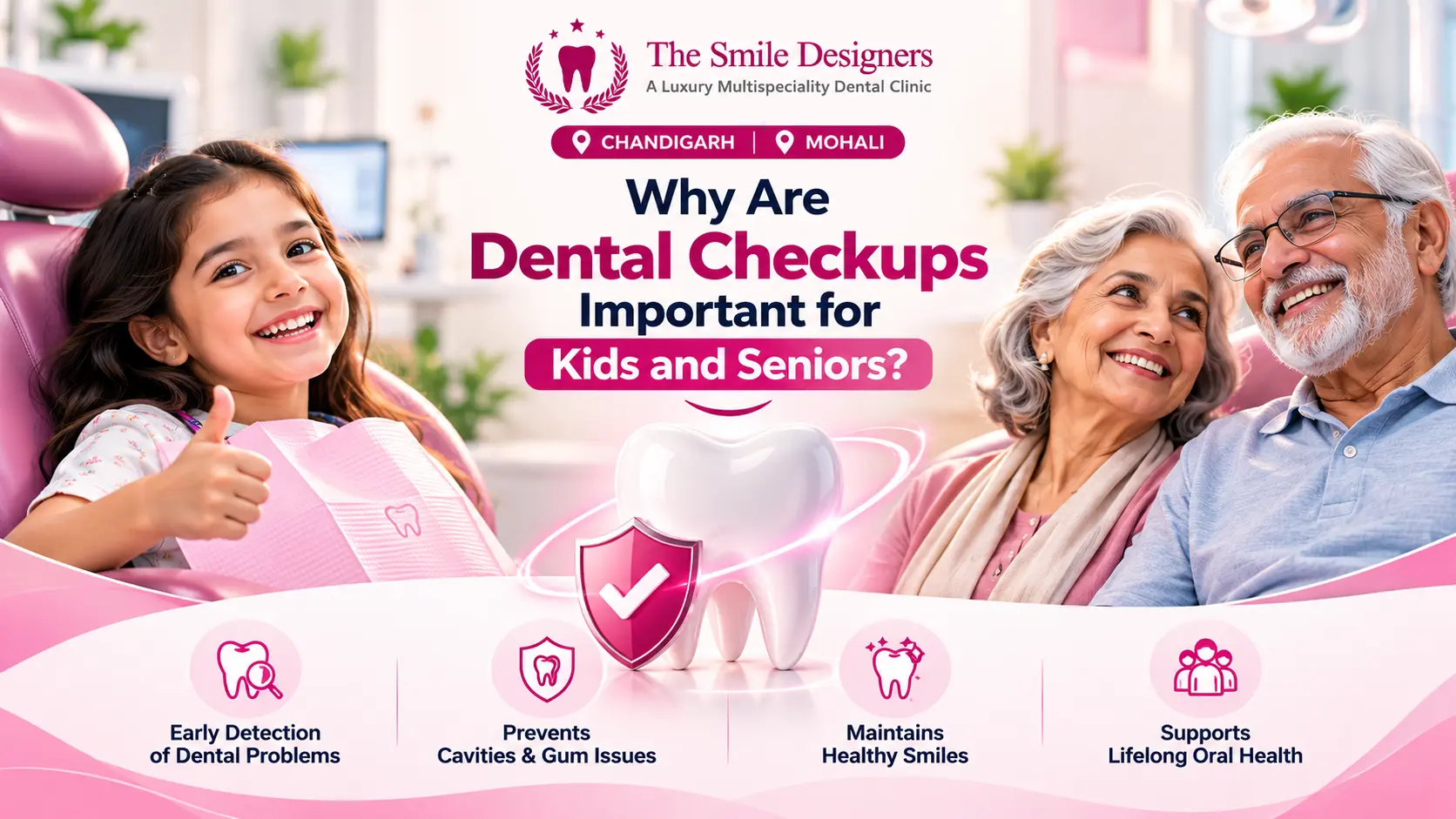 Dental Checkups Important for Kids and Seniors